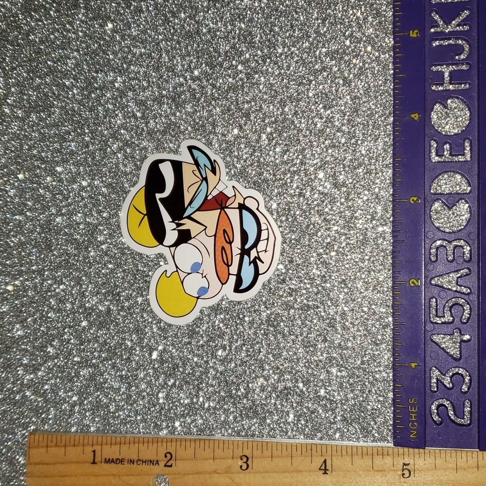 10/$10 Dexter's Laboratory Waterproof Sticker - Picture 2 of 7